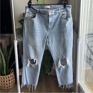 🦋(4/$40) A&F 90’s straight ultra high rise 18S/34S